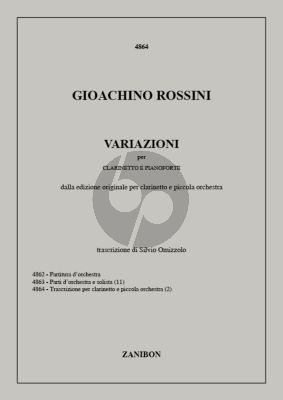 Rossini Variazioni clarinet-piano