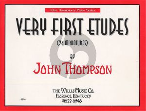 Thompson Very First Etudes Piano (24 Miniatures)