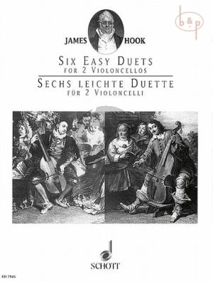 6 Leichte Duette Op.58 for 2 Violoncellos