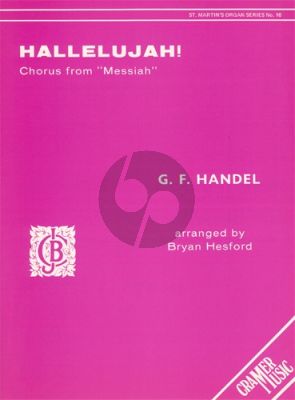 Handel Hallelujah (Chorus from Messiah) for Organ (arr. Bryan Hesford)
