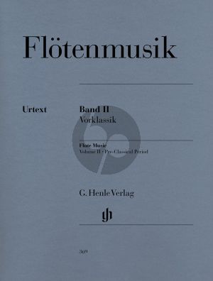 Flötenmusik Vol.2 Vorklassik (Peter-Lukas Graf und Ernst-Günter Heinemann) (Henle-Urtext)