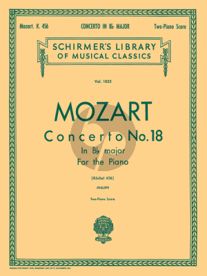 Mozart Concerto No.18  B-flat Major KV 456 (Philipp) Ed. 2 Pianos (2 copies needed to perform)