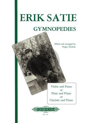 Satie 3 Gymnopedies Violin [Flute/Clar.] and Piano (arr. Roger Nichols)