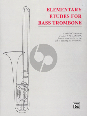 Pederson Elementary Studies for Bass Trombone (56 Original Etudes)