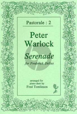 Warlock Serenade for Frederic Delius Piano 4 hds (arr. Fred Tomlinson)