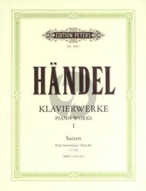 Handel Klavierwerke Vol.1 (Suiten Erste Sammlung (1720)  HWV 426-433