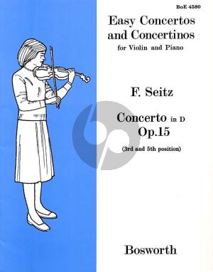 Seitz Concerto D-major Op.15 Violin and Piano (3rd- 5th Position)