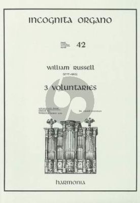 Russell 3 Voluntaries Orgel (Incognita Organo 42) (Ewald Kooiman)