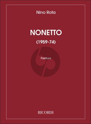Rota Nonetto Winds and Strings Score
