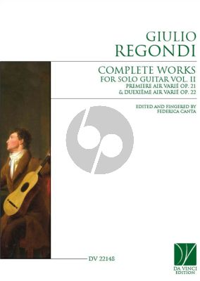 Regondi Complete Works Vol. 2 for Guitar (edited by Federica Canta)