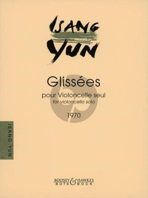 Yun Glissees Violoncello solo (1970)