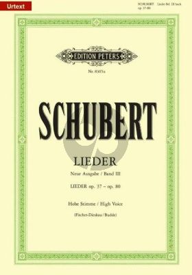 Schubert Lieder Vol. 3 Hoch