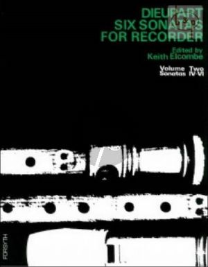 6 Sonatas Vol.2 for Treble Recorder and Piano