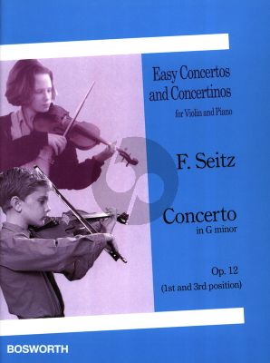 Seitz Concerto No.3 G-minor Op.12 for Violin and Piano (1st- 3rd Position)