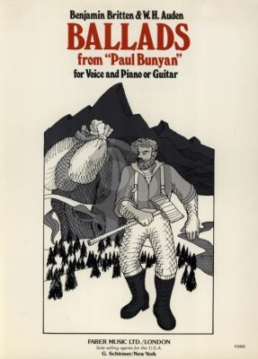 Britten Ballads from P. Bunyan Voice-Piano-Guitarchords