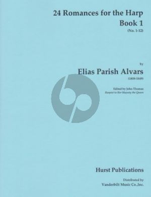 Parish Alvars 24 Romances Vol. 1 No. 1 - 12 Harp (edited by John Thomas)