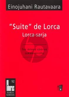 Rautavaara Suite de Lorca Op. 72 SATB (span./finn.)