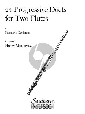 Devienne 24 Progressive Duets for 2 Flutes (Harry Moskovitz)