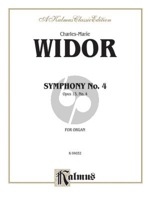 Widor Symphony No.4 F-minor Op.13 Organ