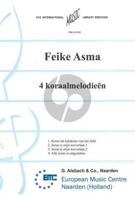 Asma 4 Koraalmelodien voor Orgel