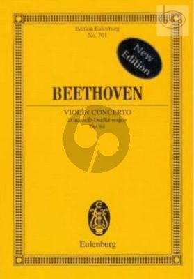 Concerto Op.61 D-Major (Violin-Orchestra) (Study Score)
