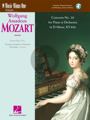 Mozart Piano Concerto No.20 D-Minor KV 466 for Piano and Orcestra - Edition for 2 Pianos Book with 2 Audio Online (Music Minus One) (Pianist David Syme)