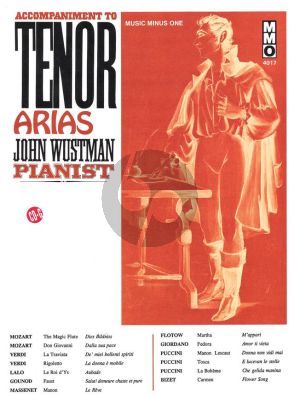 Accompaniment to Famous Tenor Arias (Bk-Cd) (Pianist J.Wustman) (MMO)