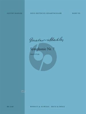 Symphonie No.7 Fullscore  (Neue kritsche Ausgabe der Intern. Mahler Gesellschaft)