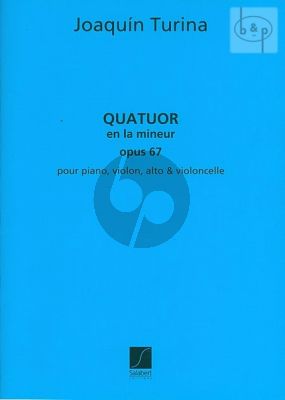 Quatuor a-minor Op.67 Piano-Violon-Alto et Violoncelle