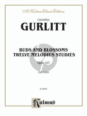 Gurlitt Buds & Blossoms 12 Melodious Studies Op.107 for Piano