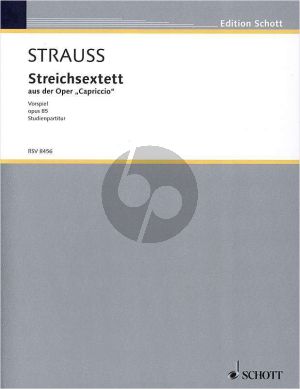 Strauss Streichsextett aus Capriccio Op.85 2 Vi.-2 Va.-2 Vc. (Partitur)