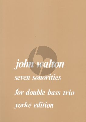 7 Sonorities for Double Bass Trio