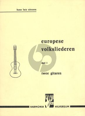 Europese Volksliederen deel 1 2 Gitaren (Lutz-Niessen)