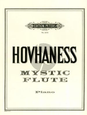 Hovhaness Mystic Flute Op.22 Piano solo