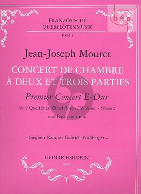 Concert de Chambre a deux et trois parties Premier Concert No.1 E-major