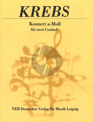 Krebs Konzert a-moll 2 Cembali (arr. Bernhard Klein)