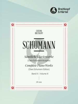Schumann Klavierwerke Vol.3 (Clara Schumann) (herausgegeben von Wilhelm Kempf)