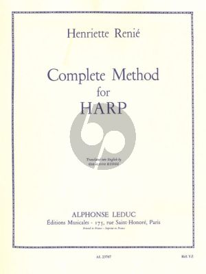 Renie Complete Method for Harp (Vol.1 + 2) (anglais)