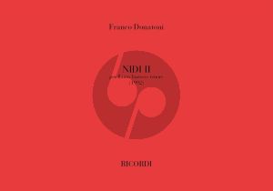 Donatoni Nidi No. 2 Tenor Recorder Solo