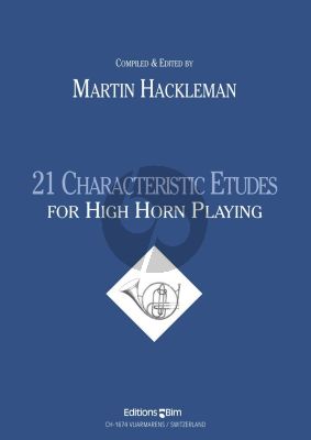 Hackleman 21 Characteristic Etudes for High Horn Playing