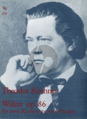 Kirchner  Walzer Op.86 fur 2 klaviere ( 2 copies included)
