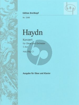 Haydn Konzert C-dur Hob VIIg:C1 Oboe und Orchester (Klavierauszug) (Alexander Wunderer)