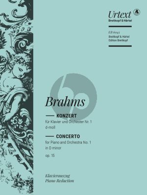 Brahms Konzert No.1 d-moll Op.15 Klavier und Orchester (Ausgabe 2 Klaviere) (Otto Singer)