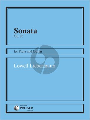 Liebermann Sonata Op.25 for Flute and Guitar