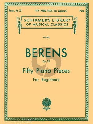Berens 50 Pieces without Octaves Op. 70 for Beginners Piano