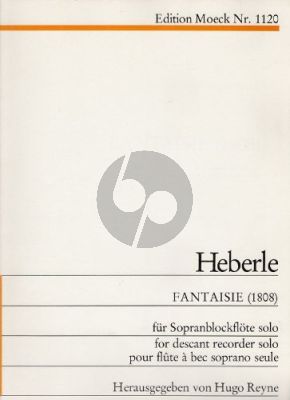 Heberle Fantaisie (1808) Sopanblockfl. allein