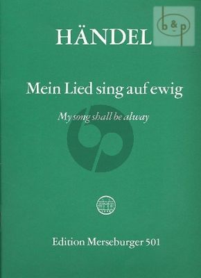 Mein Lied singt auf ewig (My Song shall be away (Psalm 89) (HWV 252) (STB soli-SATB-Orch.) (Choral Score)