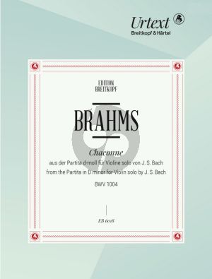 Brahms Chaconne from Bach Partita in D-minor BWV 1004 arranged for Piano Left Hand