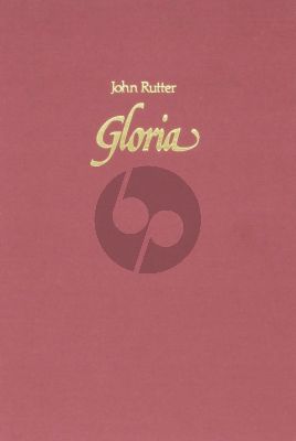 Rutter Gloria Mixed Voices-Brass and Organ (Full Score)