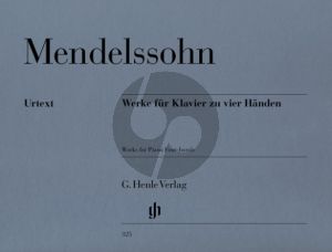 Mendelssohn Werke für Klavier zu 4 Händen (Ernst-Günter Heinemann) (Henle-Urtext)